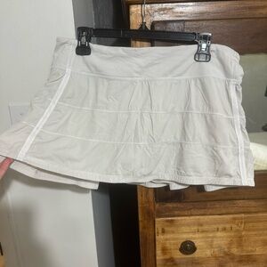 Lululemon Pace Rival Skirt White – Size 10